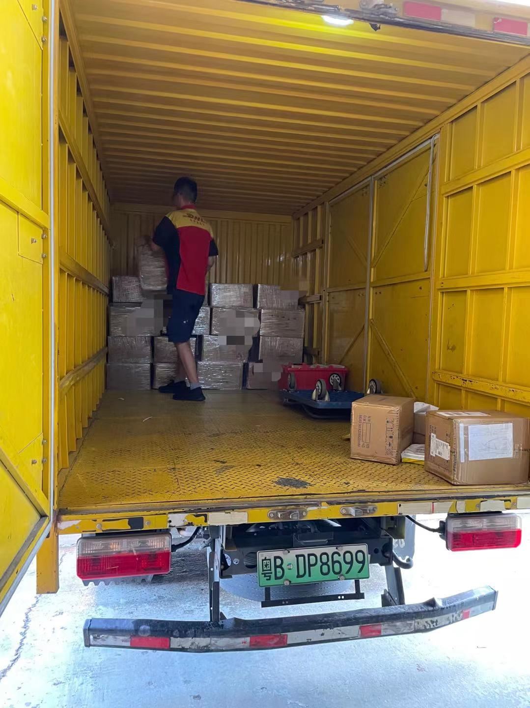 By air via DHL