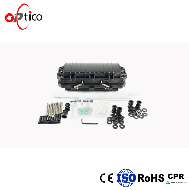 16 Core Horizontal Optical Cable Splice Box 2 In 2 Out