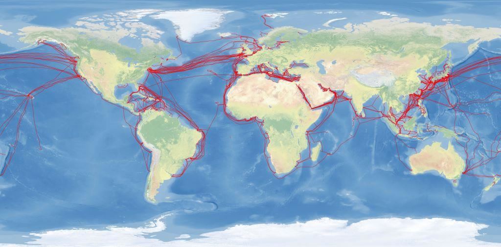 Körülbelül 9000 kilométer hosszú! A Szingapúr és India tengeralatti kábelrend...