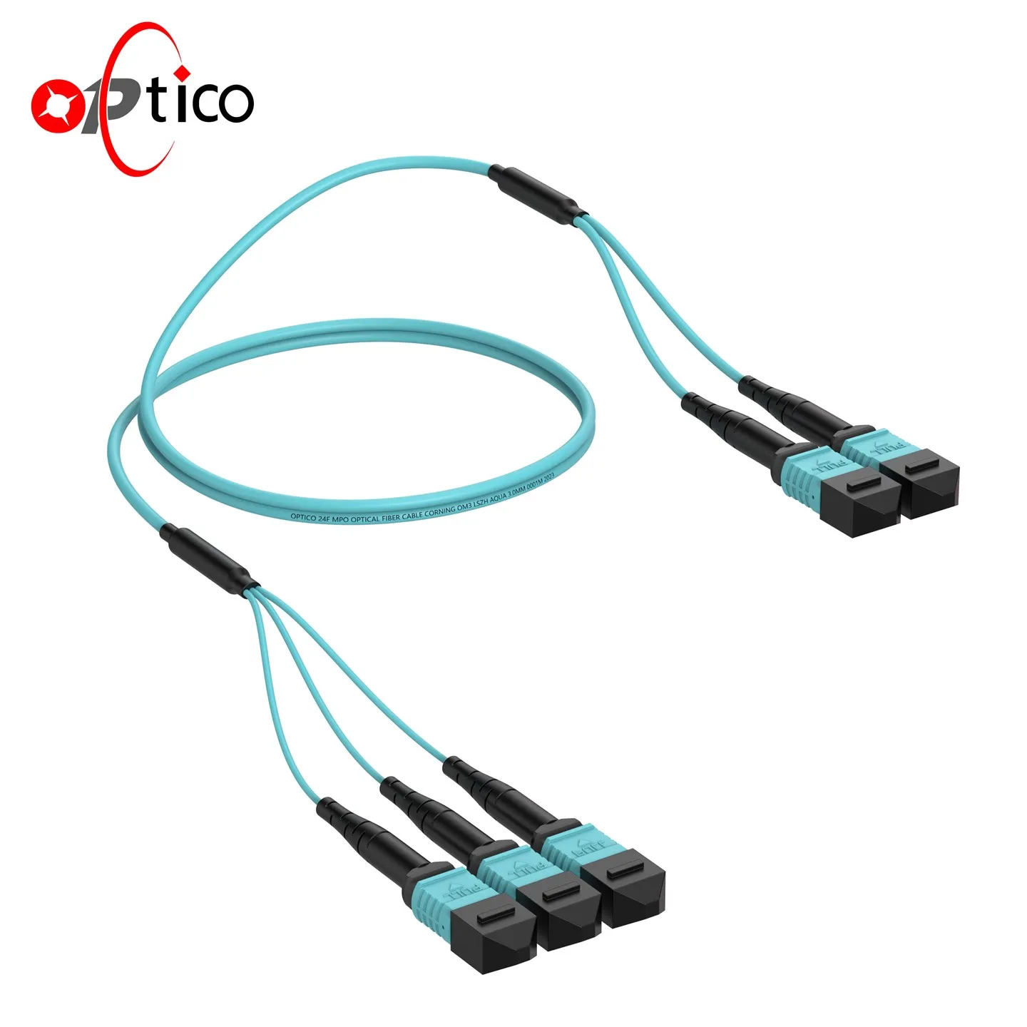 24f 2x12f MTP MPO TO 3X8F MTP MPO CONVESION CABLE OM3