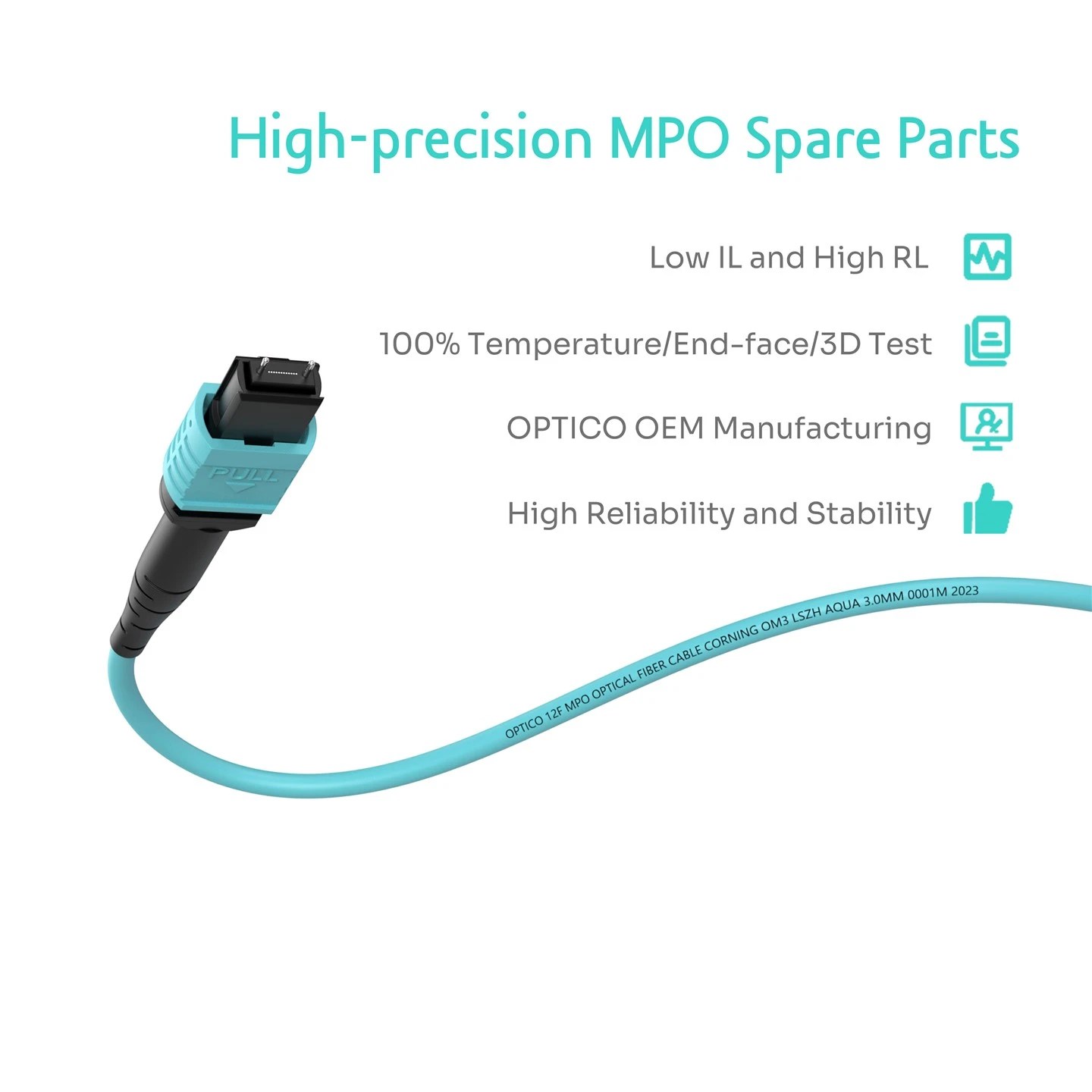 Fanout Cable MTP/MPO Male To LC 12-Cores Fanout Cable MTP/MPO Male To LC 12-Cores