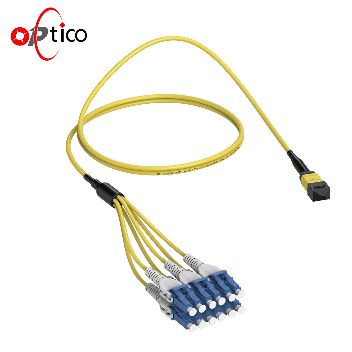 MPO TO LC UNIBOOT 12 szálak kábelkábelje