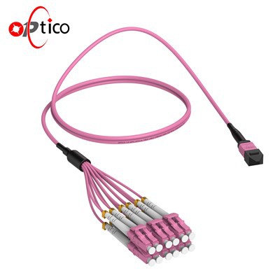 MTP 6LC Duplex OM4 ág PatchCord